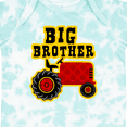 thumbnail image 4 of Inktastic Red Tractor Big Brother Boys Baby Bodysuit, 4 of 5