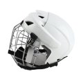 thumbnail image 2 of Hockey Helmet Combo with Cage, Ice Hockey Helmet Face  Cage, Ice Hockey Player Helmet, Ice Hockey Protective Gear for Hockey and Bull Riding Rodeo Youth Size White, 2 of 7