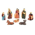thumbnail image 4 of Juego de estatuillas de Belén navideño de 8 piezas, decoración encantadora decorativa pintada a mano, estatua de Navidad, adorno del Nacimiento de, 4 of 8