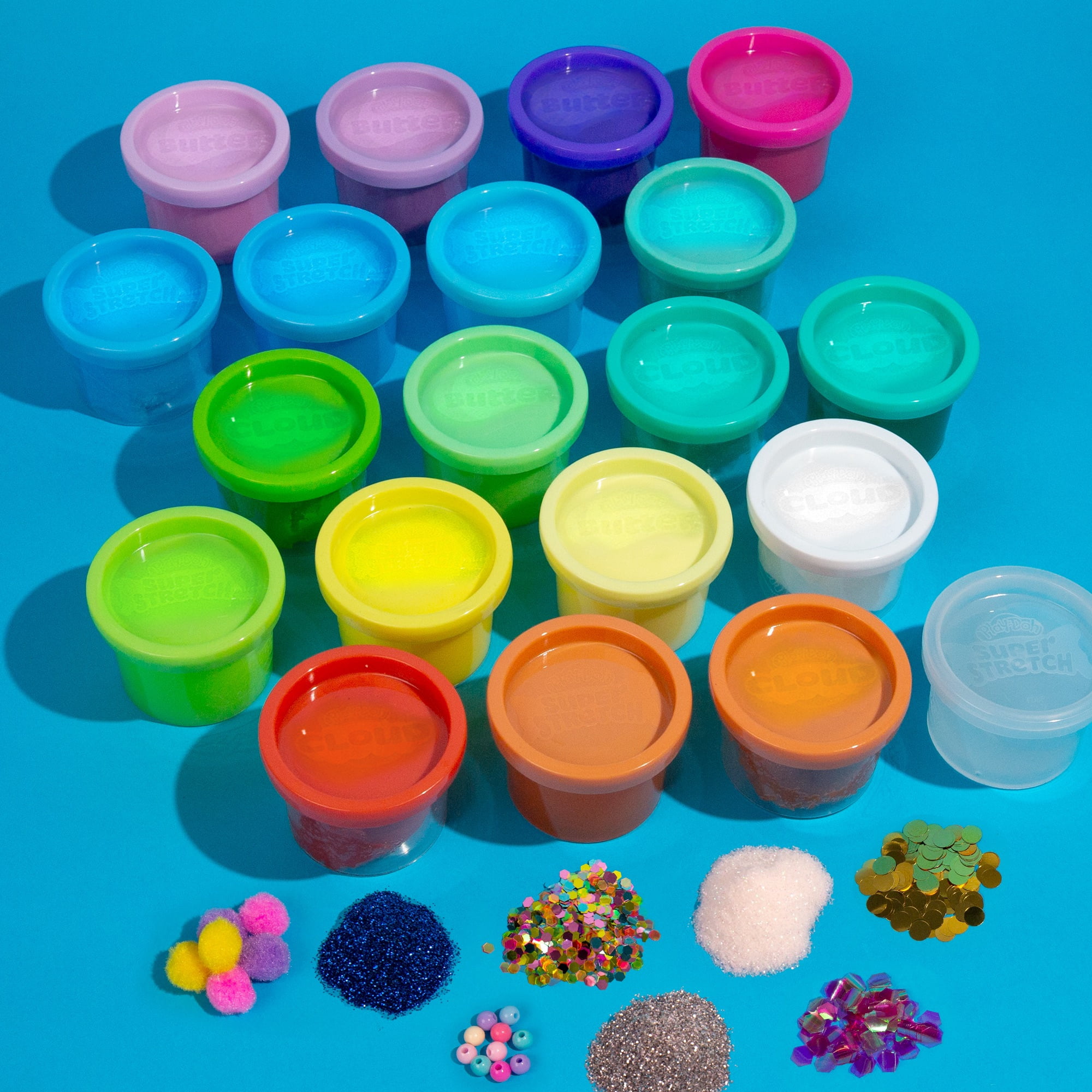 Play-Doh 20 Scented Variety Compounds – Butter, Cloud, Super Stretch