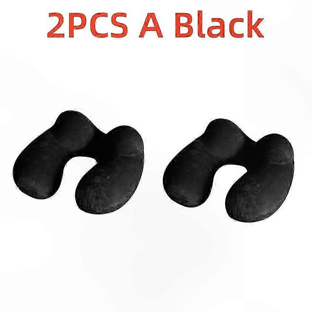 Inflatable U-Shaped Neck Pillow for Travel, 4 Colors, Comfortable Sleep Support for Airplane and Home Use