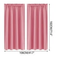 thumbnail image 3 of Isvgxsz Blackout Curtains for Bedroom - Thermal Insulated Room Darkening Rod Pocket and Back Tab Window Curtains for Living Room, 1 Window Curtain Panels, 42x71 Inch, 3 of 4