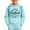 Light Blue, variant on Little School Memories Printed Hoodie For Boys Casual Outfit With Cute Slogan Top And Cozy Bottoms