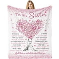 thumbnail image 1 of LHSHID Daughter Gifts Daughter Birthday Gift Birthday Gifts for Daughter Blanket Daughter Gifts Ideas from Mom Dad to My Daughter Blanket Best Daughter Graduation Wedding Gifts 40"x50", 1 of 6