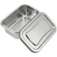thumbnail image 1 of Stainless Steel Freezer Box for Home Use Silver Color with Sealed Storage 7.8x5.1x3.9 Inches, 1 of 8