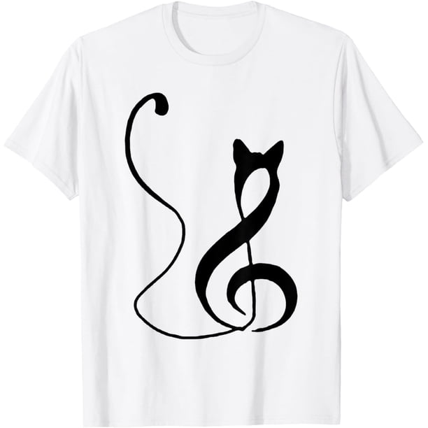 Camiseta con diseño minimalista para amantes de la música, inspirada en notas musicales