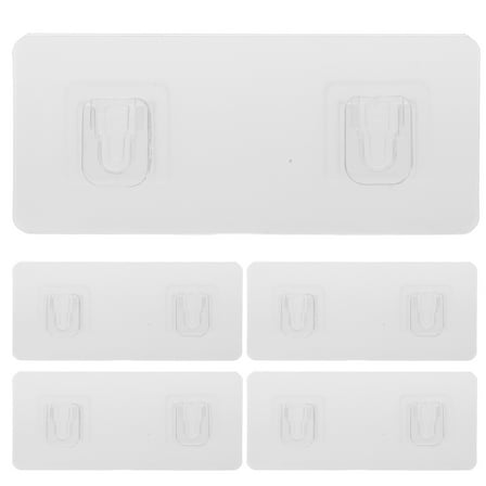 ULTNICE 5Set Sticky Fixers Adhesive Socket Holders For Wall Mounting No Punching Power Sockets Renters Daily Life