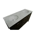 thumbnail image 4 of Horizon 60" Double Bathroom Vanity with Chocolate Cabinet and Engineered Carrara Top, 4 of 4