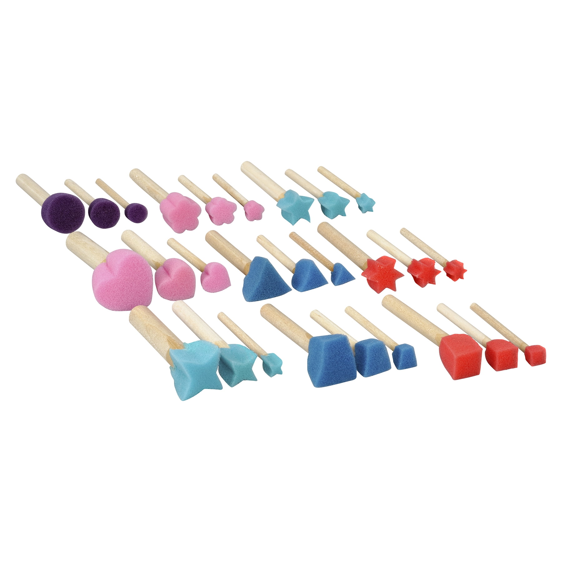Craft Smart Foam Shapes Brush Set, 3 Packs: 95 ct. (285 total)