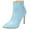 Blue, variant on Fesfesfes Faux-Leather Boots for Women Winter Fleece Warm Boots Pointed Side Zipper 10.5CM Stilettos Heels Boots 6.5(39)