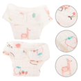 thumbnail image 2 of 2 Pcs Cotton Baby Girl Reusable Diaper Pants Washable Diaper Pants For Infant, 2 of 4