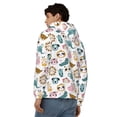 thumbnail image 4 of Kdxio Cartoon Animals Print Men Hoodies Casual Hoodies for Men with Zip Pockets Full Zip Long Sleeve Sweatshirt Sports Hooded Jacket-Large, 4 of 5