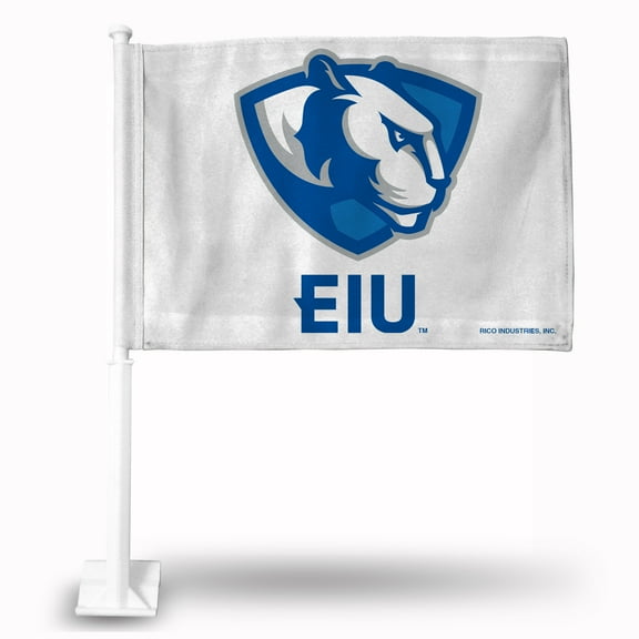 Eastern Illinois Fighting Panthers 11X14 Window Mount 2-Sided Car Flag