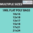 thumbnail image 3 of 1Mil Clear Flat Open Top Poly Bags LDPE Packaging - 13"X17" & (1000 Bags), 3 of 7