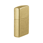 (2 pack) Zippo Classic Street Brass Pocket Lighter