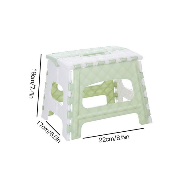 Step stool Foldable handle step stool Portable folding stool Children's bathroom small bench Plastic Non-sliping Stool