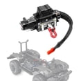 thumbnail image 2 of Winch and controller Winch and controller El metal de la novedad hizo el torno eléctrico con el cable de acero para las piezas del coche de Rc, 2 of 5