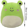 thumbnail image 2 of Frog Jouets en Peluche, Jouet Animal en Peluche, Poupée Peluche en Coton, Vert, 2 of 2
