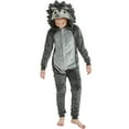 thumbnail image 6 of SWEETXIN Kids Hedgehog One-Piece Pajamas Halloween Snug Plush Costume Sleepwear Christmas Gifts for Girls Boys 12Years, 6 of 7