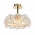 thumbnail image 1 of Artcraft Lighting Bloom Collection Support Semi-Plat en Laiton à 6 Lumières, 1 of 7