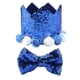 thumbnail image 1 of Sombrero para perros, moda Navidad fiesta de cumpleaños mascota pajarita gorras para mascotas meticulosamente diseñadas, 1 of 8