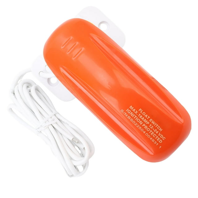 Marine Water Pump Float Switch, Compact Waterproofing Automatic Boat Bilge Pump Float Switch for 12V 24V 32V System