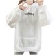 thumbnail image 1 of Blusa de manga larga con capucha y letras para mujer a la moda para mujer Pompotops gfhjh13061, 1 of 6
