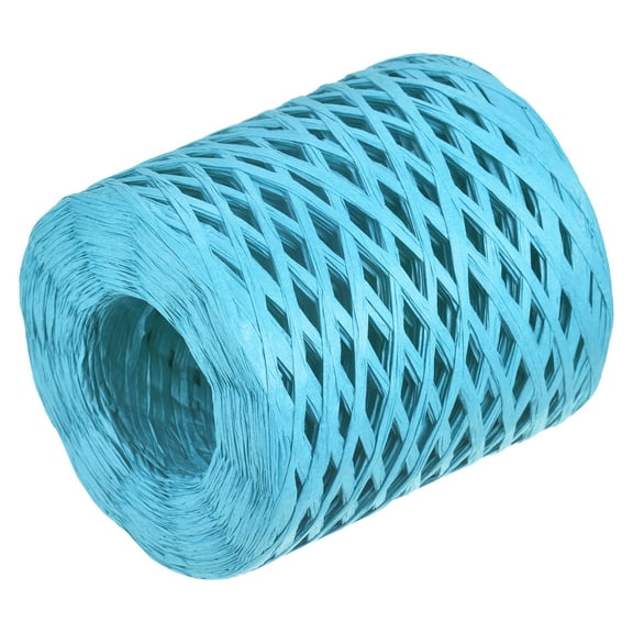 Uxcell 219 Yards Length Ribbon Packing Paper Rope Handmade Blue
