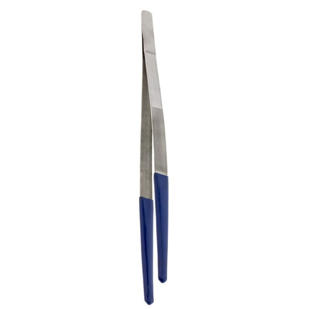 TWEEZERS, RUBBER COATED TIPS 12" STAINLESS STEEL 25 units