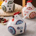 thumbnail image 3 of Porcelain Condiment Pot with Lid and Spoon, 11oz Salt Bowl Sugar Bowl for Kitchen, Chicken Shape, 3 of 6