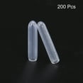 thumbnail image 2 of Unique Bargains 200 Pcs Embouts en Caoutchouc 2mm PVC Rond Protecteurs de Filetage Transparents, 2 of 7
