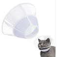 thumbnail image 1 of GFDYREE Cat Cone, Soft Cone for Cats to Stop Licking and Scratching, Comfortable Cat Cone Collar with Upgraded PVC Material and Adjustable Velcro for Healing Wound, After Surgery and Vet Vis, 1 of 7