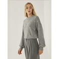 thumbnail image 4 of Relaxed Fit Embroidered Crew Neck Sweater, 4 of 5