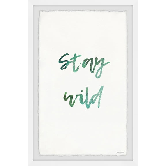Marmont Hill Stay Wild II Framed Wall Art