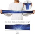 thumbnail image 6 of ALAZA Blue Shiny Fireworks UV Sun Protection Arm Sleeves UPF 50+ Compression Cooling Sleeve 1 Pair, 6 of 7