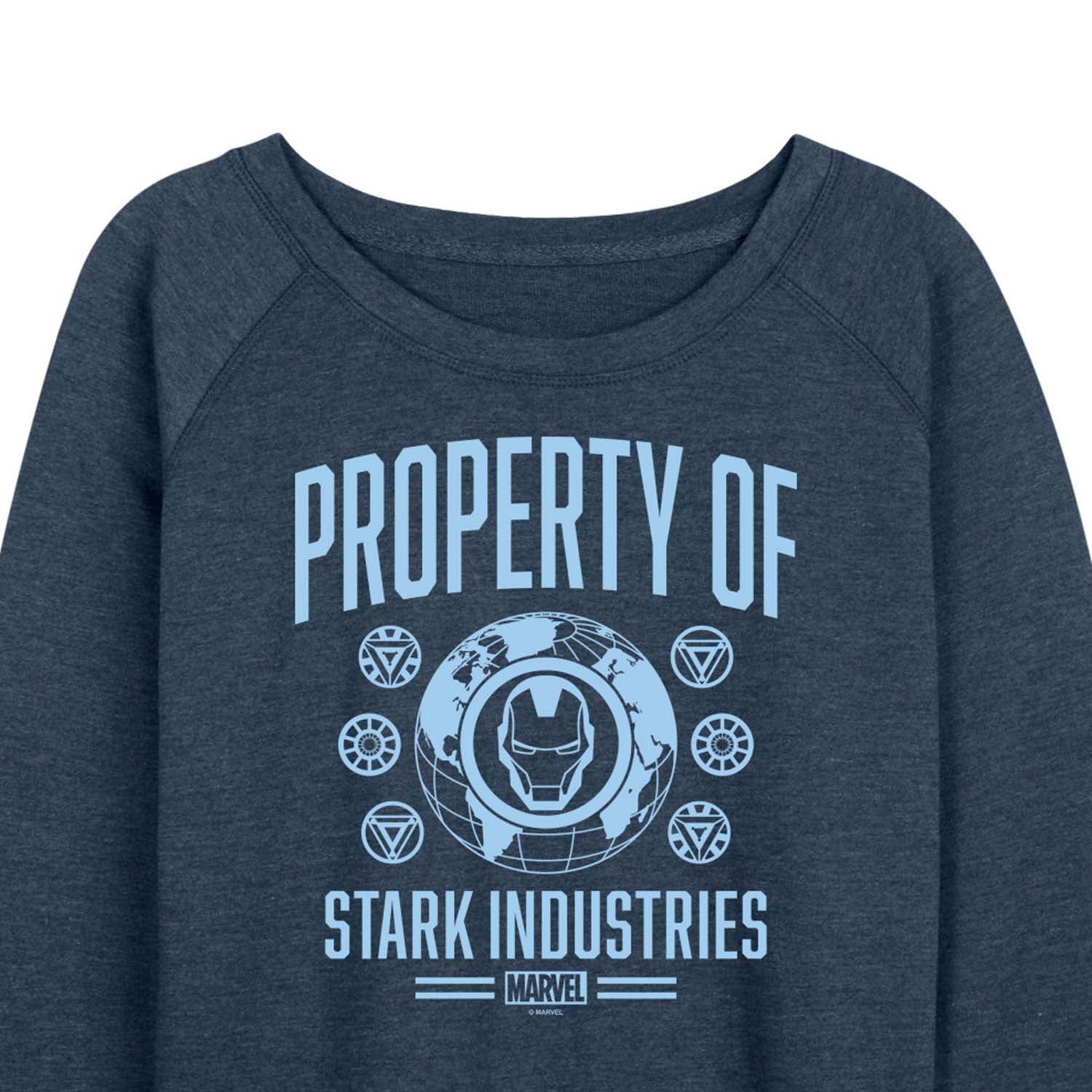 Marvel Iron Man - Property Of Stark Industries - Women's French Terry Pullover Sweatshirt