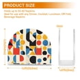 thumbnail image 4 of Yayeee Napkin Holder for Table Kitchen Paper Tissue Organization, Blue Geometric, 4 of 8