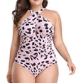 thumbnail image 2 of Trajes de baño para mujer Traje de baño de una pieza con control de abdomen y espalda cruzada al frente Traje de baño, 2 of 5