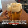 thumbnail image 4 of Easily Carry 4 Beer At Once,party Dispenser,beer Mugs Set, 4 of 4