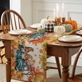 thumbnail image 3 of Thanksgiving Gnome Table Runner, Autumn Thanksgiving Kitchen Dining Table Decoration for Home Party Decor 13x36 Inches, 3 of 9
