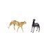 thumbnail image 5 of Escultura De Resina De Guepardo Y Galgo Dorado, Adorno Decorativo Para Centro De Mesa, Oficina, Hogar, Sala De Estar, Escritorio, Decoración De Hotel, 5 of 8