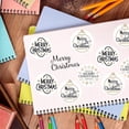 thumbnail image 5 of 500PCS Christmas Stickers Labels Black & Gold Designs Christmas Gift Tags for Winter Party Decor, 5 of 5
