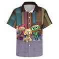 thumbnail image 3 of Super Why Mens Hawaiian Shirt Loose Fit Shirts - Short Sleeve And Button Down Hawaiian Shirt for Men with Pocket, 3 of 7