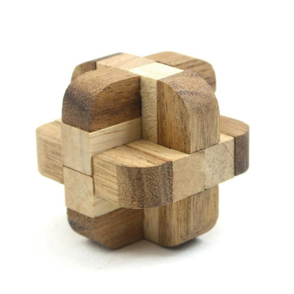 Solve Wooden Cube Puzzle