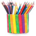 thumbnail image 5 of 500 Pack 6 Inch Jumbo Craft Sticks in Bright Colors - Wooden Popsicle Sticks, 5 of 5