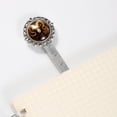 thumbnail image 3 of Aries Elegant Vintage Silver Lace-Edged Bookmark | Gift for Readers and Book Lovers | Book Accessories | Bookmarks, 3 of 5