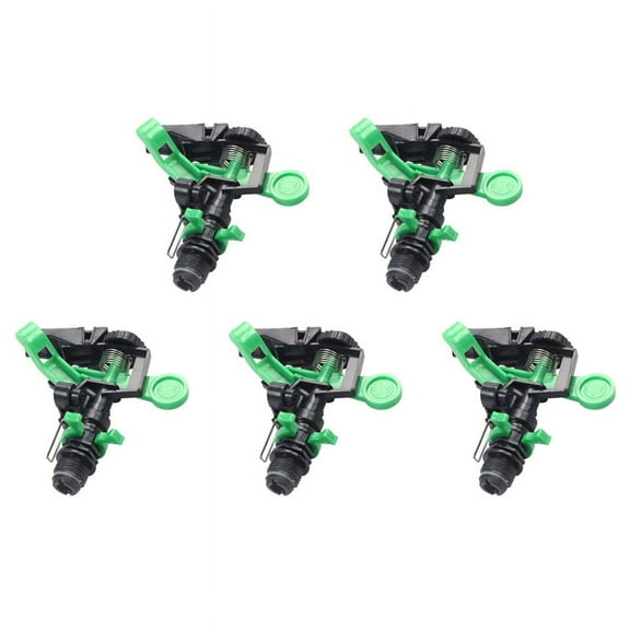 5X Garden Lawn Irrigation Tools Garden Sprinklers Rotating Nozzle Plant Watering Drippers Sprinkler