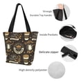 thumbnail image 4 of Balery coffee shop house Bolsa de Hombro con Diseño, Bolsa Grande y Duradera, Bolsa Versátil para Compras, 4 of 6