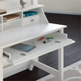 thumbnail image 3 of Bush Furniture Broadview Bureau d'Ordinateur avec 2 Tiroirs, Blanc, 3 of 7
