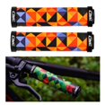 thumbnail image 3 of Cómodos puños de manillar de bicicleta, tubo protector de silicona antideslizante para bicicleta de 22,2mm, , engranaje fijo al aire libre, montaña Naranja Violeta Baoblaze Puños de manillar de bicicleta, 3 of 7